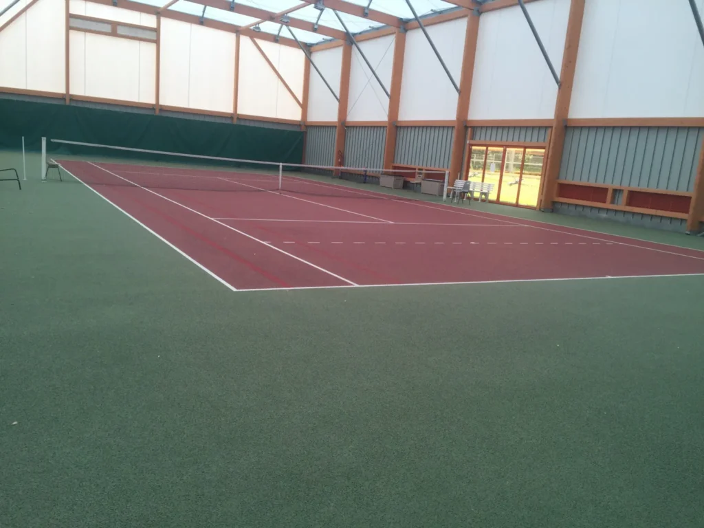 Rénovation de courts de tennis à Limoges dans la Haute-Vienne 87 par ADN-SOL
